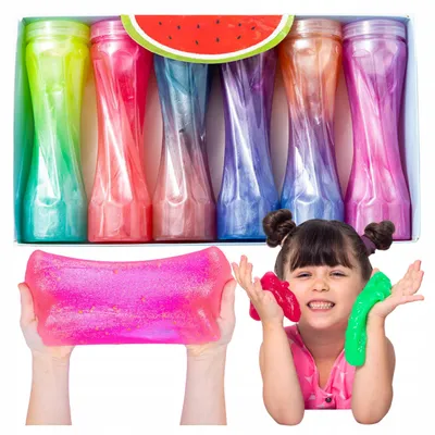Zdjęcie produktu dla Slime Glut Masa Plastyczna Kolorowa Brokat Duży Zestaw Glutów Dla Dzieci