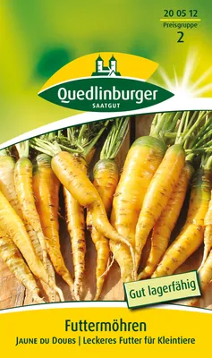 Produktbild von Quedlinburger Saatgut - Futtermöhren Jaune du Doubs - Samen - 200512