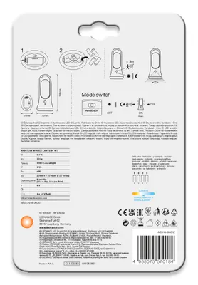 Immagine prodotto di LEDVANCE Luce notturna a LED con sensore di movimento in bianco, 30 lumen, 4000K, IP20, luce notturna con sensore di luce diurna e notturna per il corridoio, la camera da letto o la stanza dei bambini come luce di orientamento
