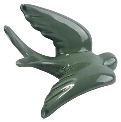 Imagen del producto de Decoración de pared de cerámica con pájaros voladores