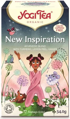 HERBATKA NEW INSPIRATION BIO (17 x 2 g) 34 g - YOGI TEA