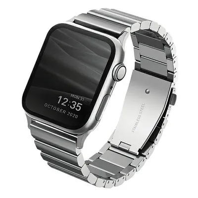 Obrázek produktu pro Uniq Strova Apple Watch 42/44 / 45 mm Series 4/5/6/7 / SE nerezov ocel stbrn / stbro 925/1000