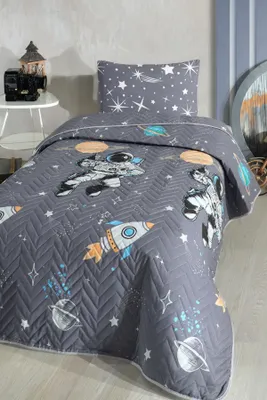 Produktbild von Astronauten-Bettwäscheset für Kinder und Jugendliche, 160 x 230 cm (ohne Spannbettlaken)