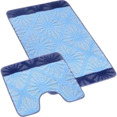 Immagine prodotto di Tappeto da bagno e da toilette Bellatex rays blu