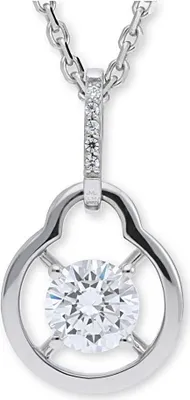 Produktbild von JuwelmaLux Anhänger 333 Weißgold mit Zirkonia JL13-02-0061