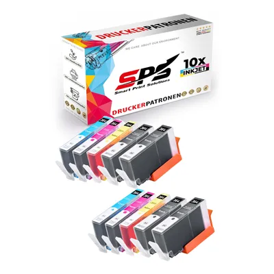 Produktbild von 10x Tinten HP 364XL Multipack kompatibel für HP Photosmart D5445 Drucker