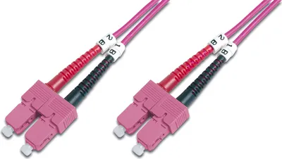 Immagine prodotto di Cavo patch in fibra ottica Digitus, SC/SC MM OM4 - 50/125 µ, duplex