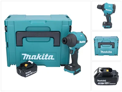 Produktbild von Makita DAS 180 F1J Akku Gebläse 18 V Brushless + 1x Akku 3,0 Ah + Makpac - ohne Ladegerät