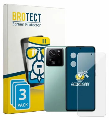 Produktbild von 3x BROTECT Schutzglas für Xiaomi 13T Pro (Display+Kamera) Schutzfolie Panzer Folie Glas Display Schutz klar