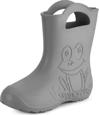 Produktbild von Ladeheid Damen federleichte Eva Gummistiefel Regenschuhe LA-CA-09 (Grau, 36/37 EU)