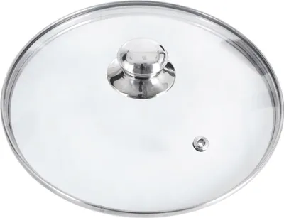 Produktbild von Orion | Glasdeckel - mit Edelstahlring - Ø 32 cm - 200°C Hitzebeständiges Glas - Universaldeckel - für Topf und Pfanne - mit Dampfauslass