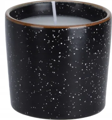 Image de Bougie décorative au pétrole en faïence 6 x 7 cm