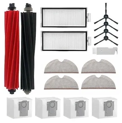 Produktbild von Ersatzteile für Staubsauger: Filter, Seitenbürsten und Haubürsten-Set, 17 Teile