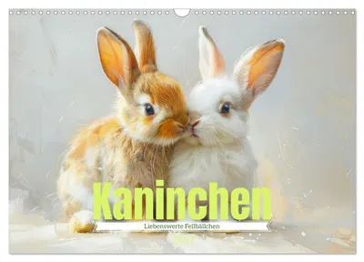 Produktbild von Kaninchen - Liebenswerte Fellbällchen (Wandkalender 2027 DIN A3 quer), CALVENDO Monatskalender