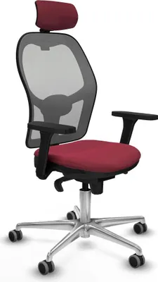 Produktbild von Bürostuhl mit Kopfstütze Jorquera Piqueras y Crespo 3D086G2 Granatrot