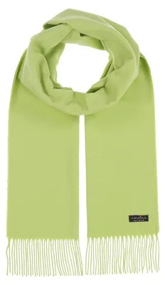 Imagen del producto de FRAAS bufanda Cashmink® Scarf with Fringe Honest Green verde claro