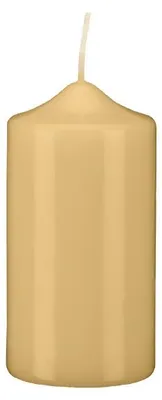 Immagine prodotto di Candele a cono a punta, beige, 6 x Ø 4 cm, 12 pezzi