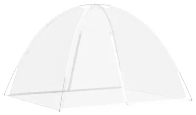 Produktbild von vidaXL Moskito-Netzzelt Mongolisch 220 Mesh Weiß 200x180x135 cm