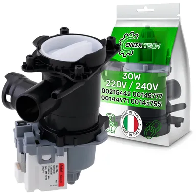 Waschmaschinen-Abwasserpumpe 30 W, Edelstahl, 290 g