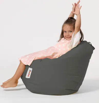 Produktbild von Hanah Home, Premium Kids - Fume, Outdoor Sitzsäcke, Rauch, Polyester, 50 x 60 x 60 x  cm