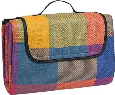 Produktbild von Idena 7578461 - Picknickdecke mit wasserabweisender Rückseite, ca. 130 x 170 cm, kariert