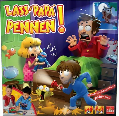 Produktbild von Goliath LASS PAPA PENNEN: Kinderspiel für 2-4 Spieler ab 5 Jahren, Gesellschaftsspiel