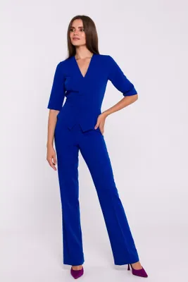 Produktbild von Stylove Jumpsuit für Frauen Zehich S377 kornblumenblau S
