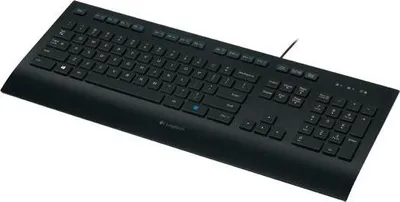 Obrázok produktu pre Logitech K280E Pro f/ Business, Plná veľkosť (100 %), Kábel, USB, QWERTY, Čierna