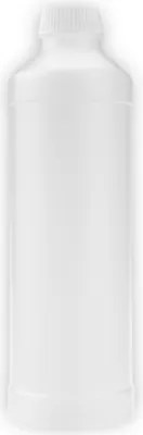 Produktbild von Rundflasche aus HD-PE, natur (500 ml, unbefüllt)