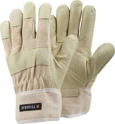 Produktbild von Ejendals Tegera® 189 Lederhandschuh, verstärkte Fingerspitzen, für präzise Arbeiten (6 Paar)