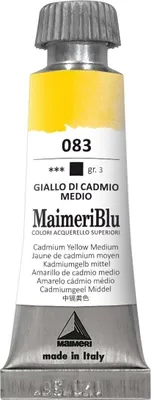 Obrázok produktu pre Maimeri Blu Akvarelová farba Cadmium Yellow Medium 083 12 ml 1 ks