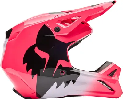 Produktbild von FOX V1 SHIELD MX-Helm S in blau/rosa