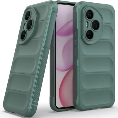 Image de Etui pour Honor 40 Pro Etui de protection antichoc en TPU souple Silicone Vert