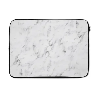 Produktbild von MuchoWow® Laptop Hülle 14 ZollMarmor - Luxus - Weiß - Grau - Marmoroptik Laptoptasche - Laptoptasche - Stoßsicher - Schutzhaube