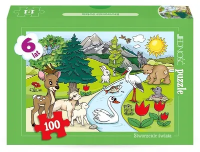Zdjęcie produktu dla Puzzle 100 elementów Stworzenie Świata