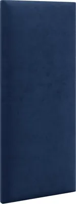 A close-up, full-frame shot of a dark blue fabric panel.