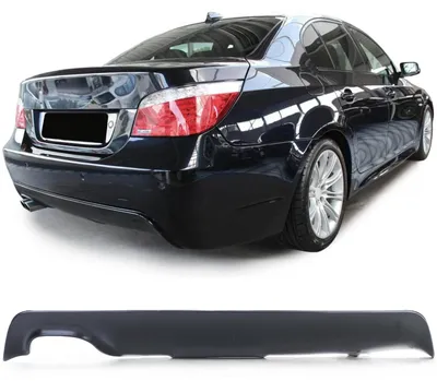 Für BMW 5er E60 E61 2003-2010 mit M-Paket Heckdiffusor Diffusor SCHWARZ MATT in der Farbe SCHWARZ von Carparts-Online GmbH