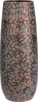 Produktbild von Mica Decorations Blumenvase Clemente - 55 x 21 cm - grun/kupfer - Keramik - Vase