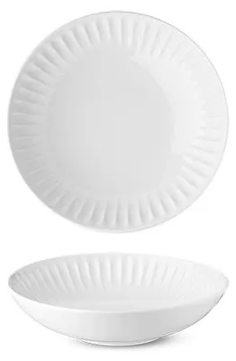 Produktbild von Tiefer Teller, weiß, Ribby, 22 cm, Porzellan, G. Benedikt