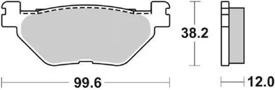 Produktbild von Scooterbelag SBS 169CT (Satz pro Scheibe) Carbon Tech