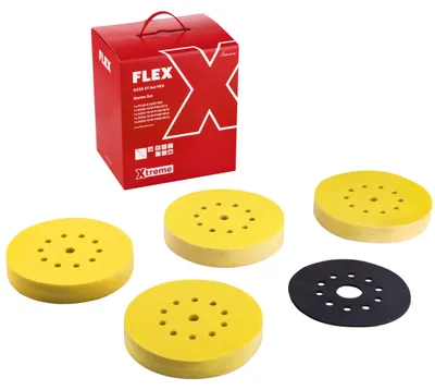 Produktbild von Flex Starterset Schleifpapier Wand-/Decke Xtreme D225 ST-Set VE5 50tlg.