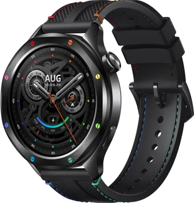 Image de Xiaomi Watch S4 rainbow 3.63 cm (1.43") AMOLED 47.3 mm Digital 466 x 466 pixels Touchscreen Black, Multi