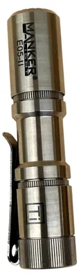 Produktbild von Manker E05 II TI RAW Pocket AA 14500 bis 1300 Lumen LED Taschenlampe LED-Lichtfarbe