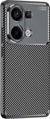 Produktbild von Handy Hülle für Xiaomi Redmi Note 13 Carbon Look Cover Case Schutzhülle Farbe: Schwarz