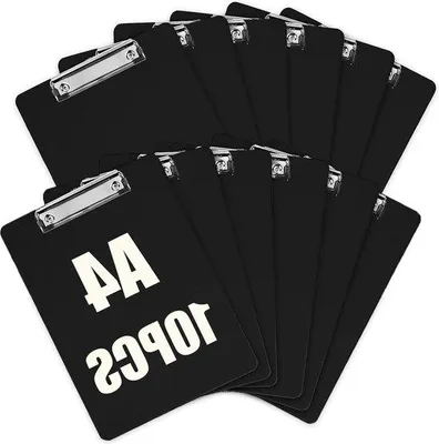 Produktbild von Famanu Klemhalter A4 - 10 Stück PVC-Profilclips
