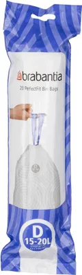 Obrázok produktu pre Brabantia PerfectFit vložka do koša typu D, 15-20 l, 20 ks