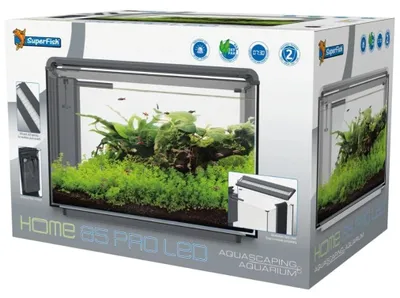 Productafbeelding van SuperFish Home ProLED 85 Aquarium Zwart | 80L | 65 x 40 x 42,7 CM