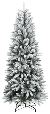 Produktbild von vidaXL Künstlicher Weihnachtsbaum mit Schnee 300 LEDs 240 cm