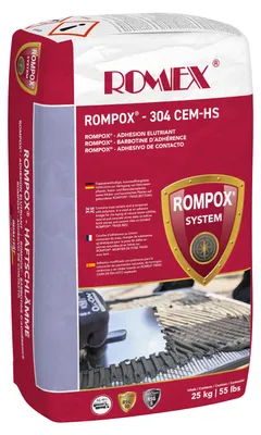 Immagine prodotto di ROMPOX-304 CEM-HS 25kg (Haftschlämme) Trasshaltige Haftschlämme