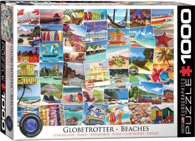 Image de EUROGRAPHICS Puzzle de voyageur du monde - Plages 1000 pièces
